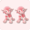 Pink Cow Plush 2PCS